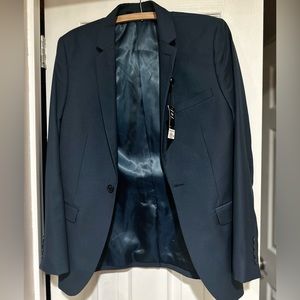 Size Size 36R Topman blue suit jacket. New with tags, never worn.